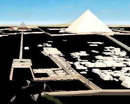 Giza plateau 3D