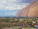 Haboob, or giant windy sandstorm